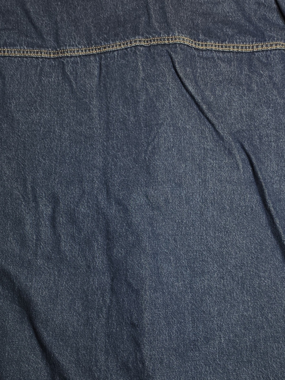Universal Thread Dark Wash Denim Women's Jacket with Contrast Stitching - Picture 9 of 11